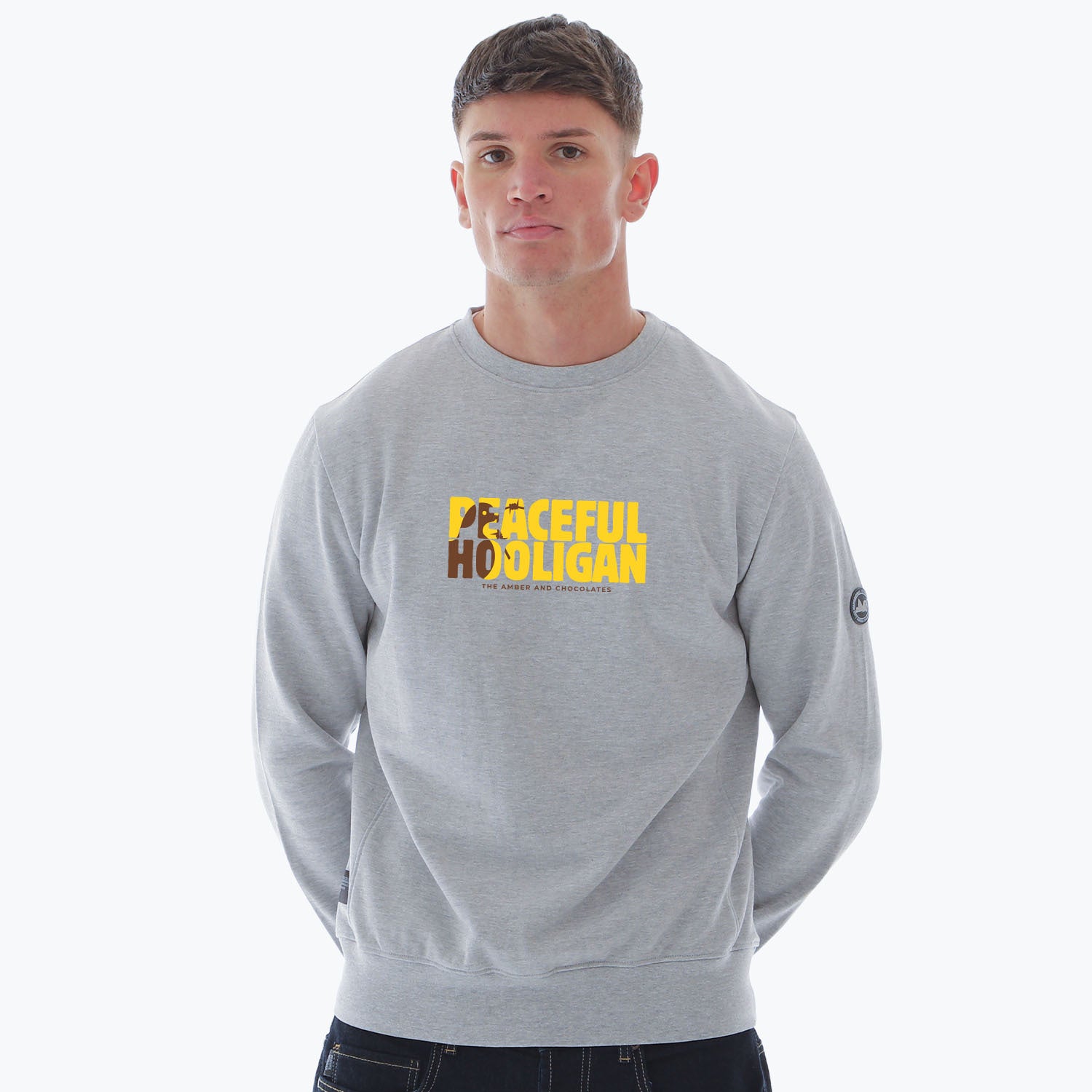 Sutton United Barb Sweatshirt Marl Grey