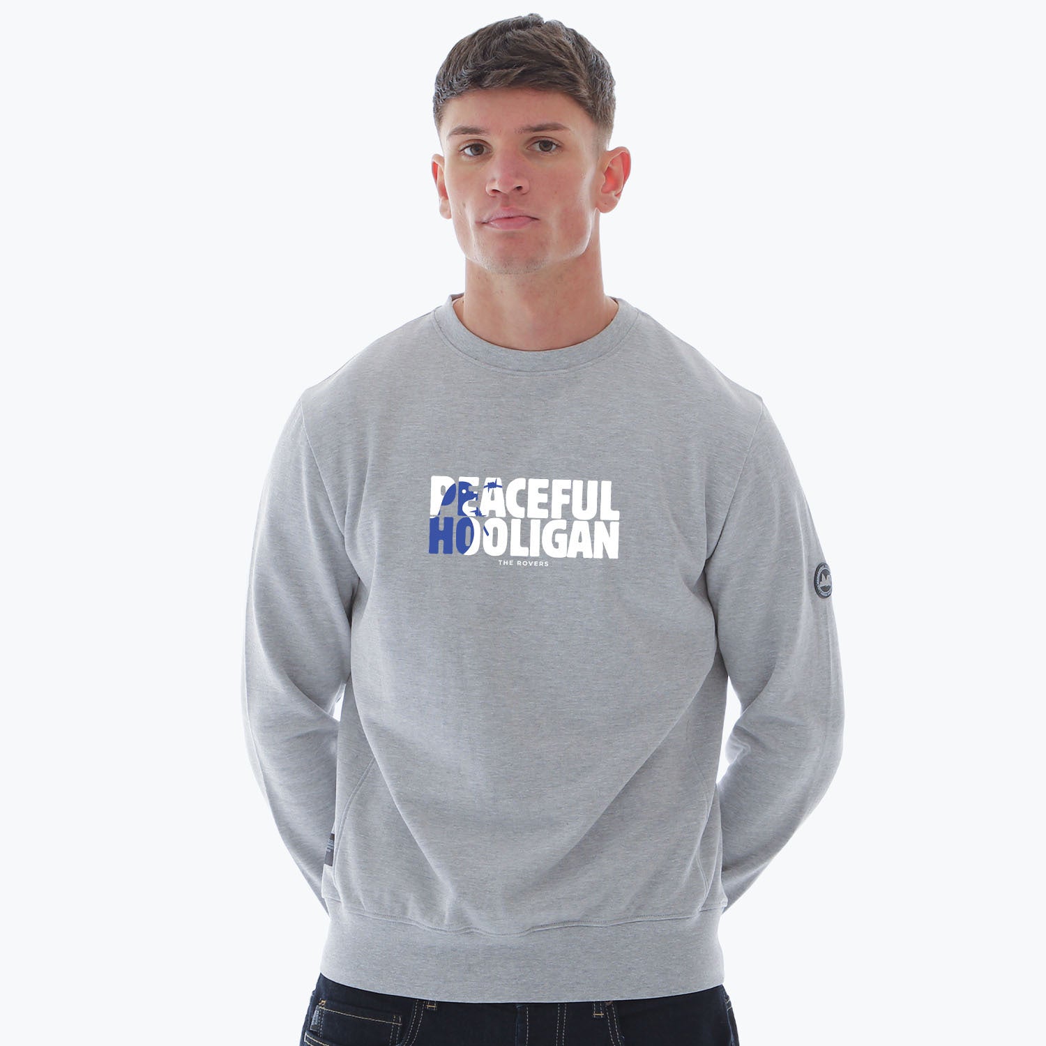 Tranmere Rovers Barb Sweatshirt Marl Grey