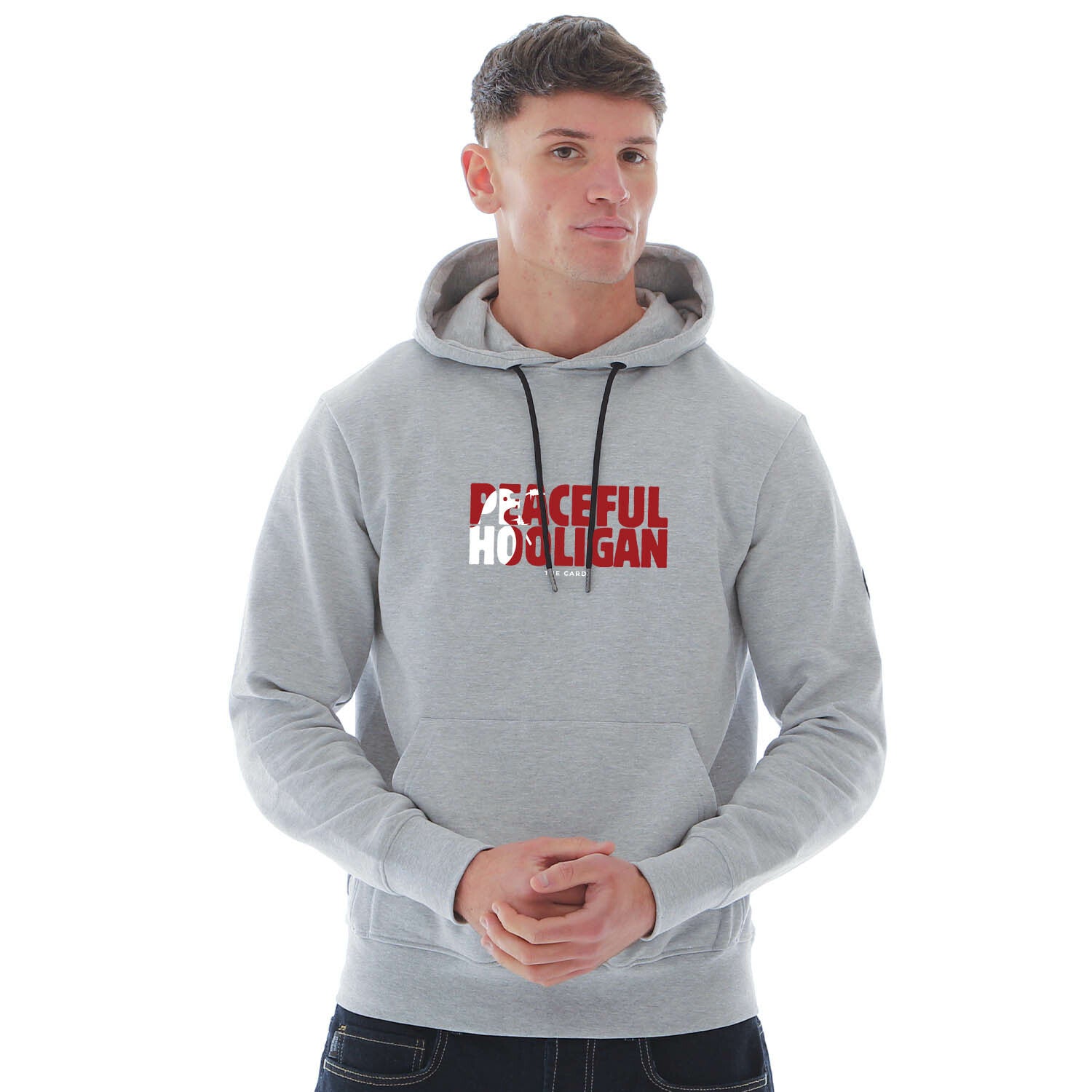 Woking Barb Hoodie Marl Grey