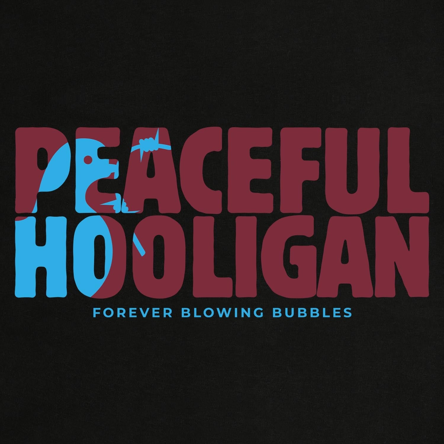 West Ham Are Massive Barb T-Shirt Black