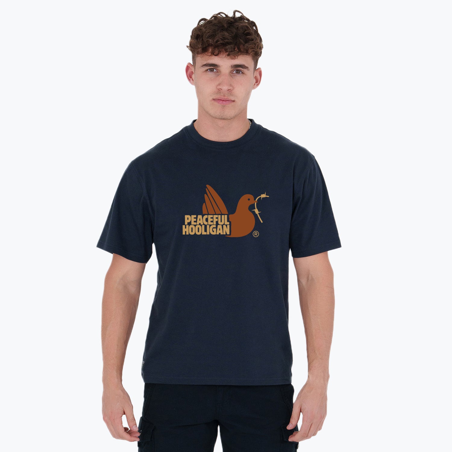 City T-Shirt Amsterdam Navy - Peaceful Hooligan