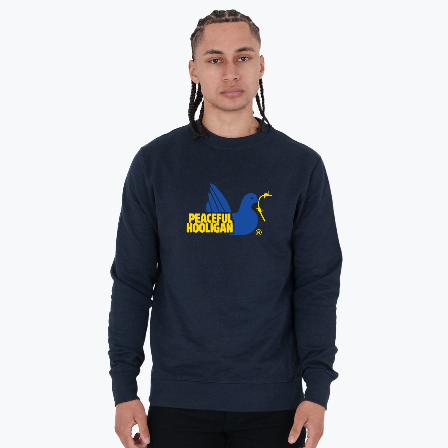 City Sweatshirt Belfast Navy - Peaceful Hooligan