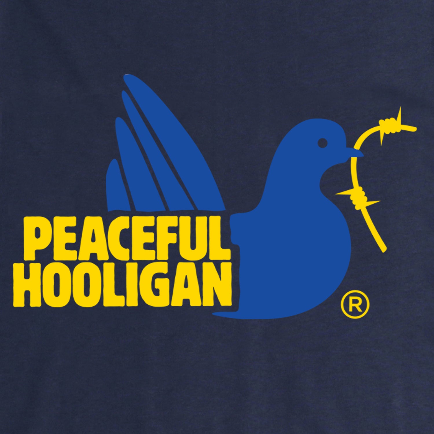 City T-Shirt Belfast Navy - Peaceful Hooligan