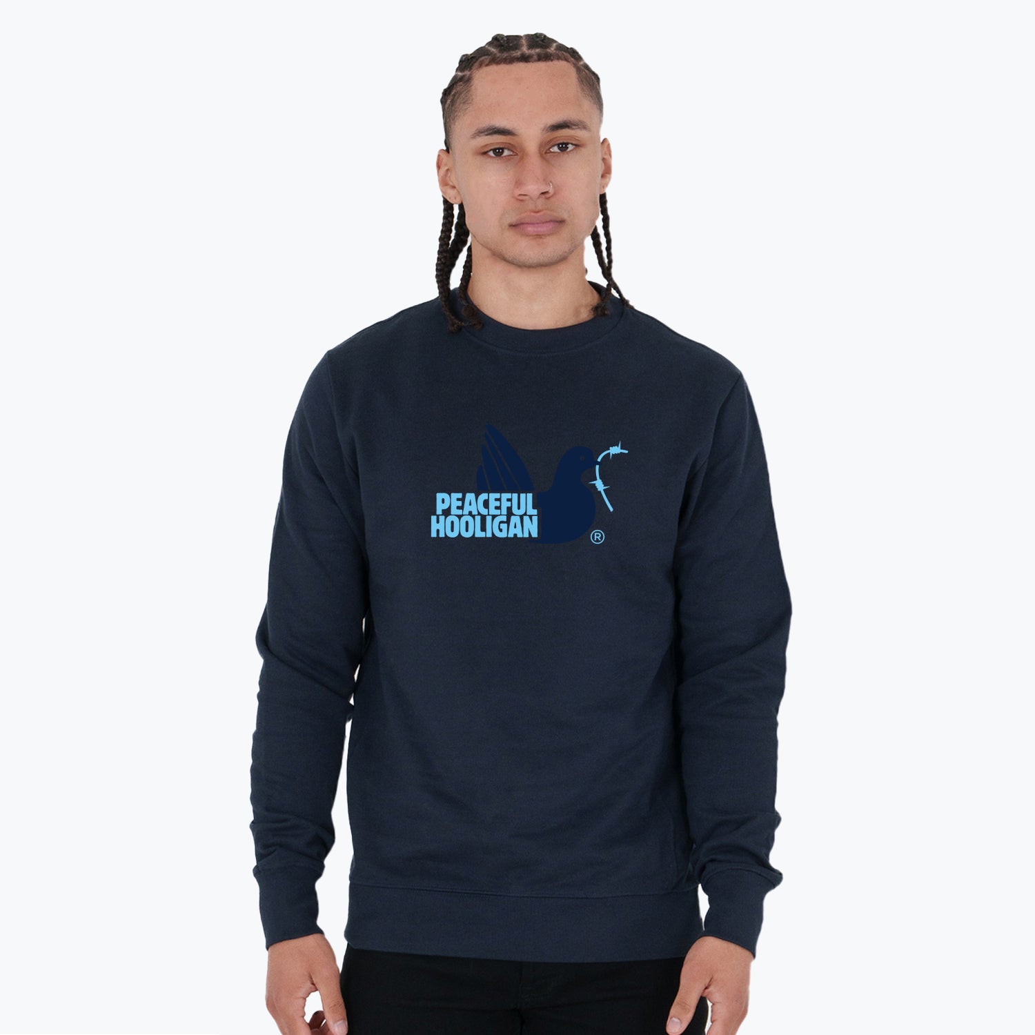 City Sweatshirt Berlin Navy - Peaceful Hooligan