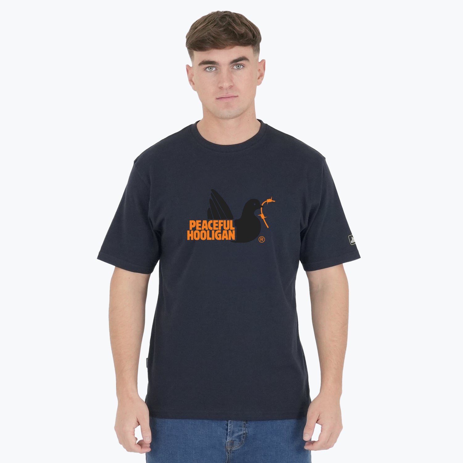 City T-Shirt Brussels Navy - Peaceful Hooligan