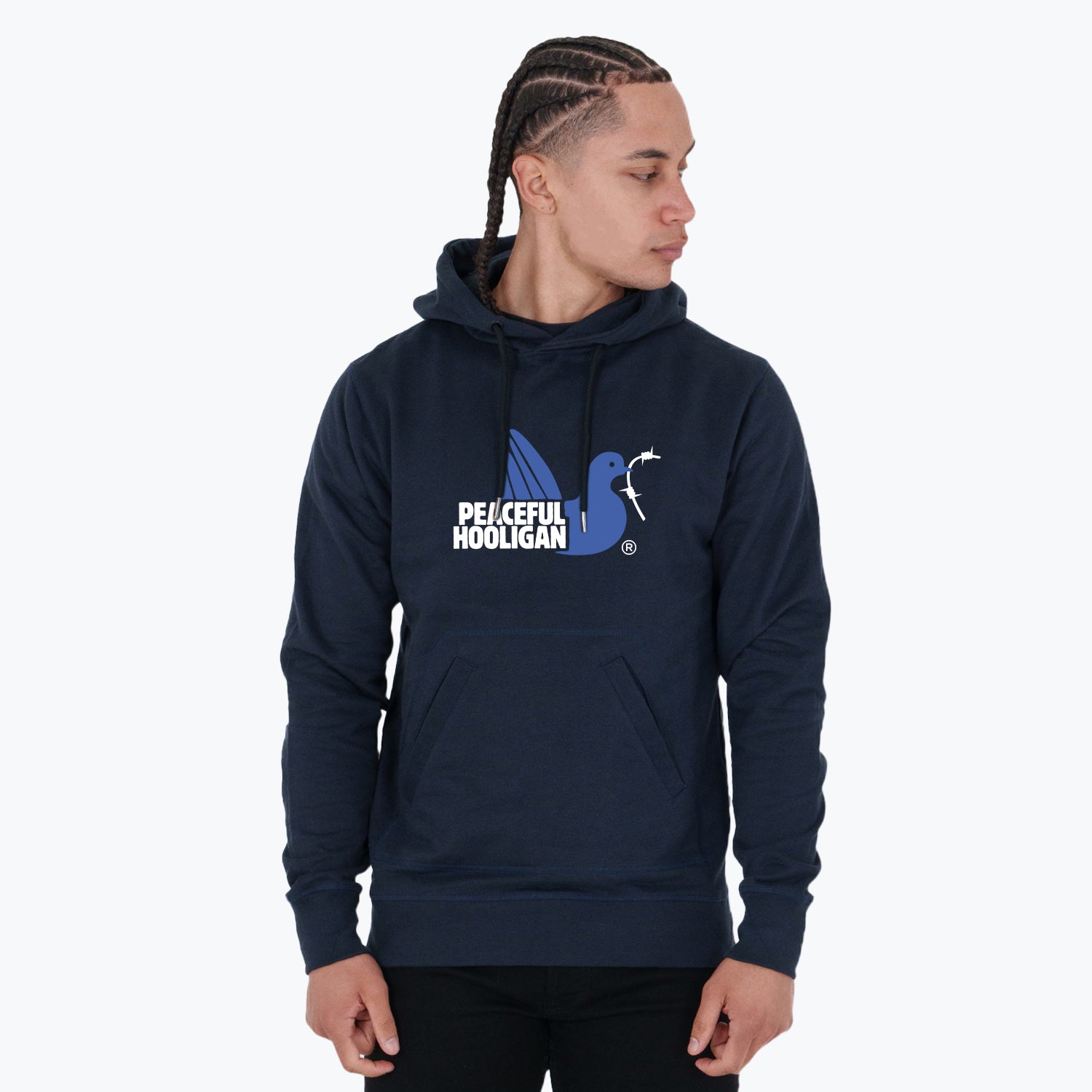City Hoodie Hamburg Navy - Peaceful Hooligan