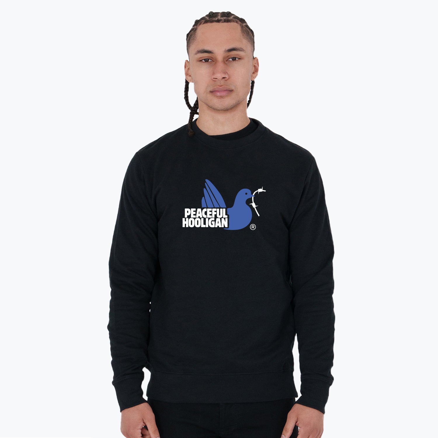 City Sweatshirt Hamburg Black - Peaceful Hooligan
