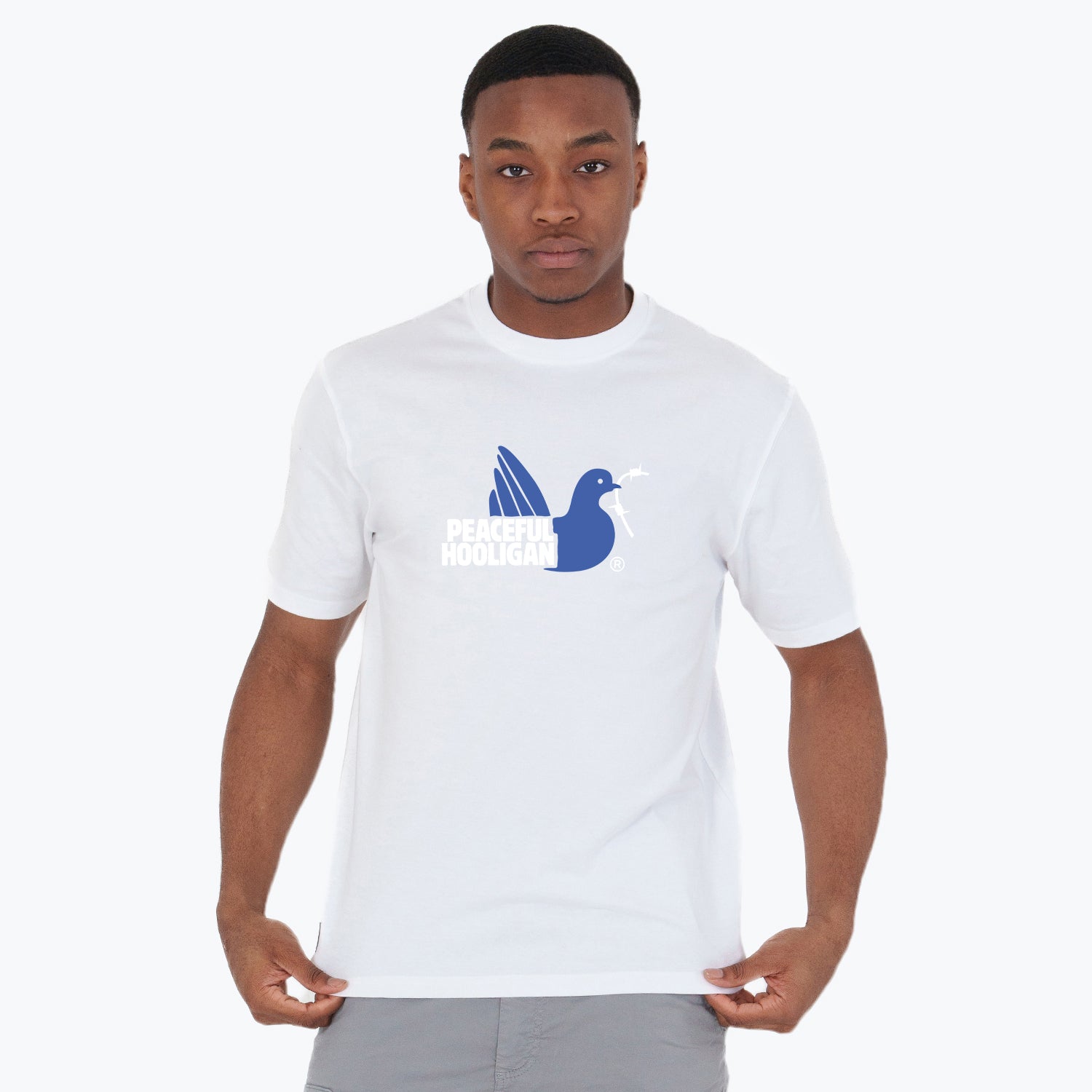 City T-Shirt Hamburg White - Peaceful Hooligan