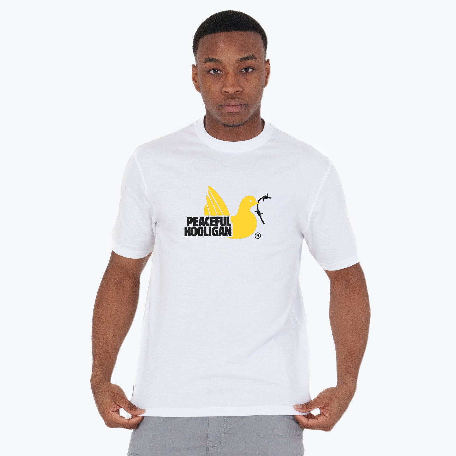 City T-Shirt Kopenhagen White - Peaceful Hooligan