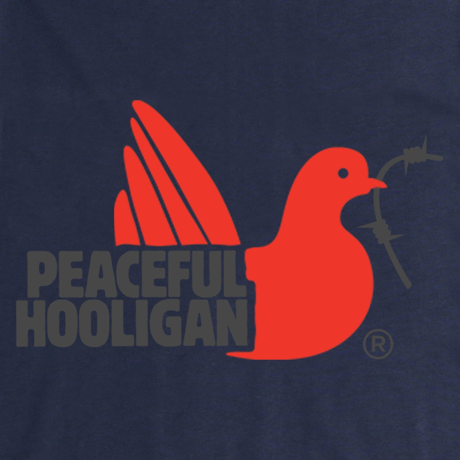 City Hoodie London Navy - Peaceful Hooligan