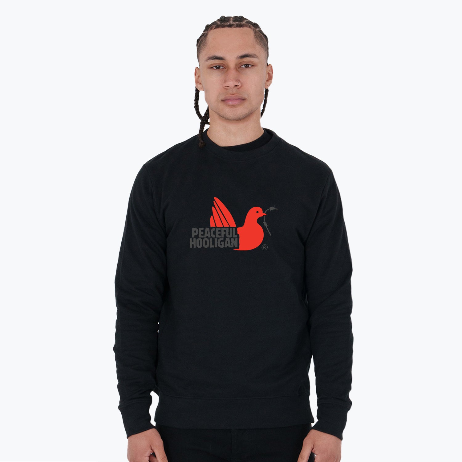 City Sweatshirt London Black - Peaceful Hooligan