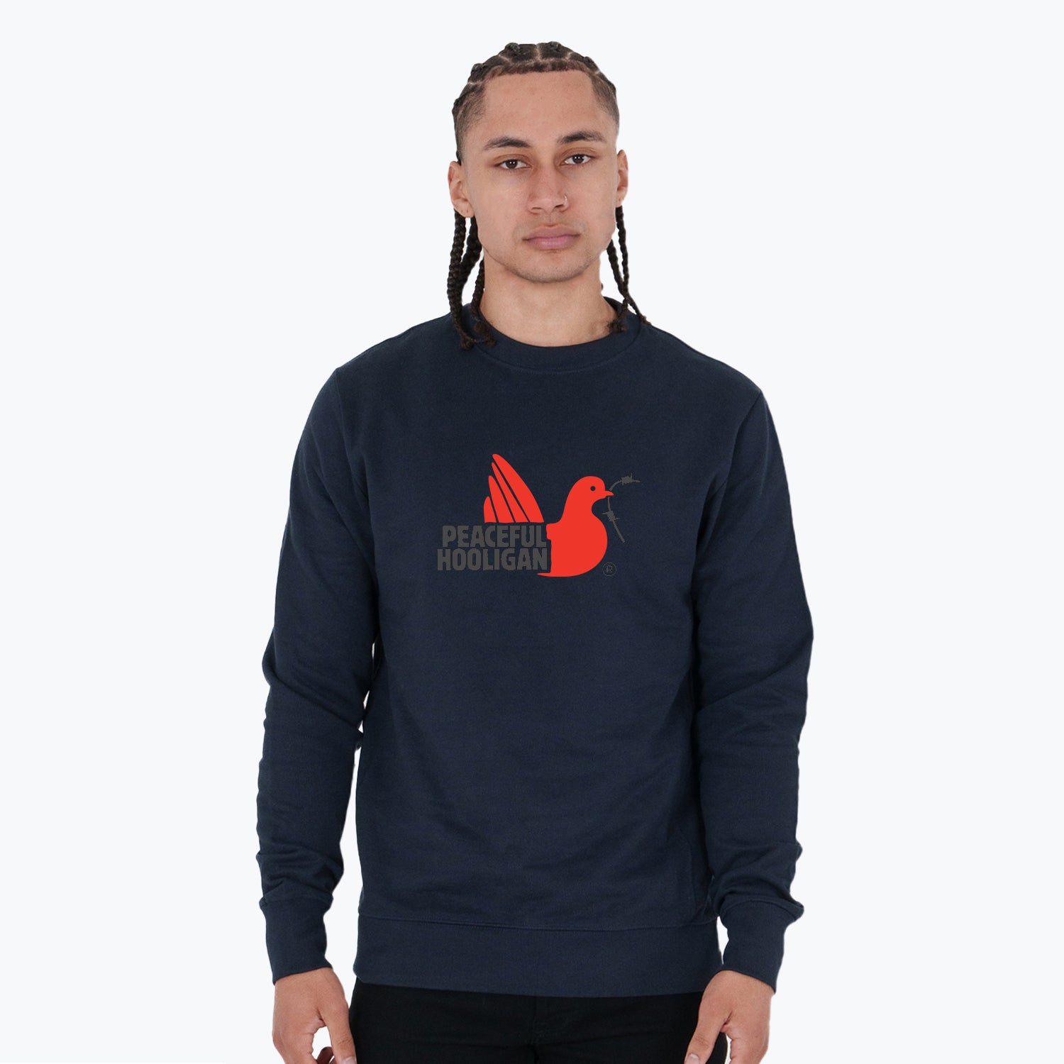 City Sweatshirt London Navy - Peaceful Hooligan
