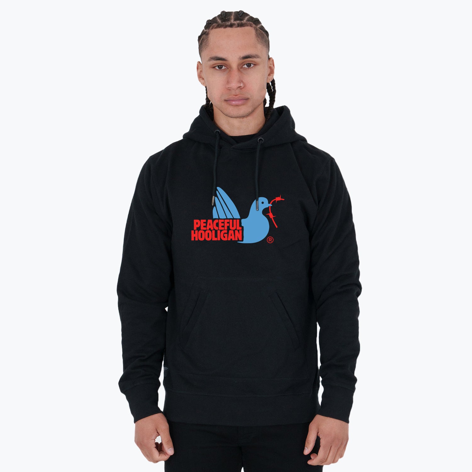City Hoodie Manchester Black - Peaceful Hooligan