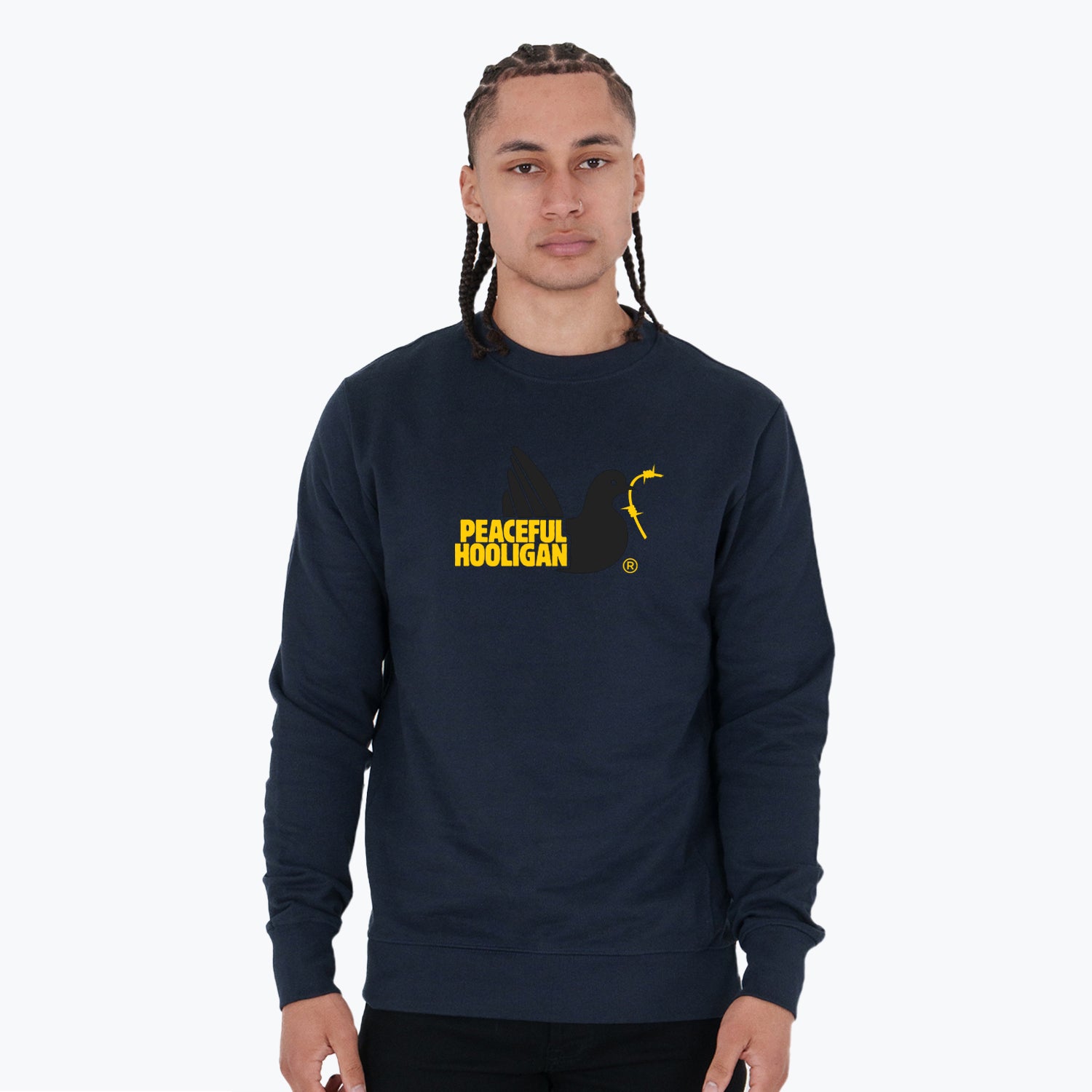 City Sweatshirt Oslo Navy - Peaceful Hooligan