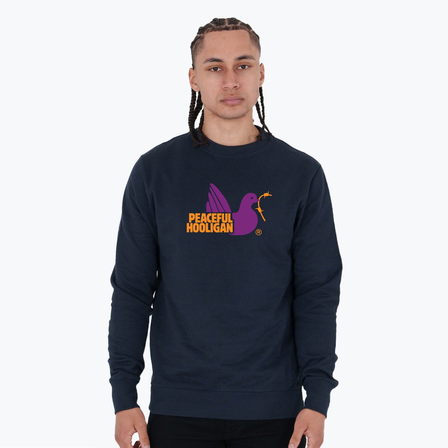 City Sweatshirt Shangai Navy - Peaceful Hooligan