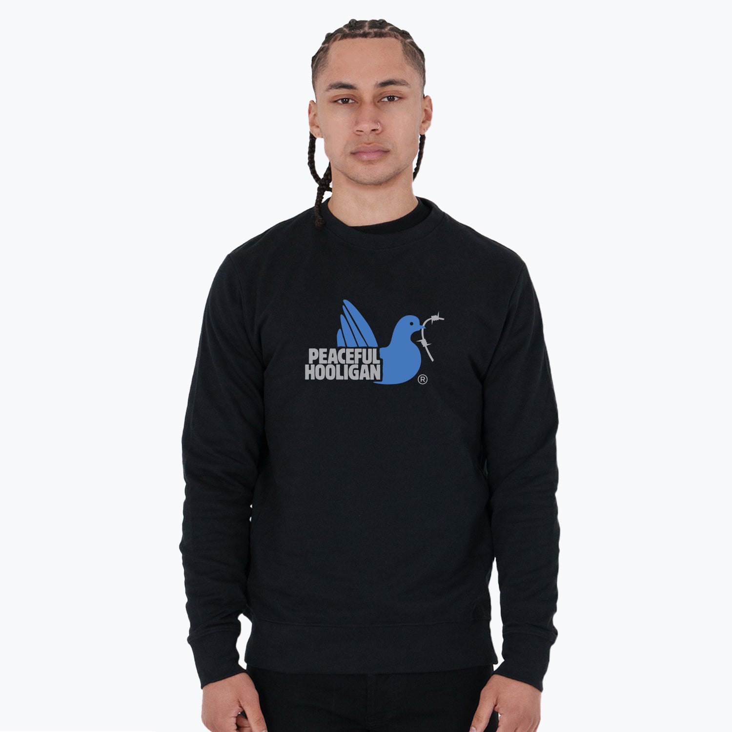 City Sweatshirt Torino Black - Peaceful Hooligan