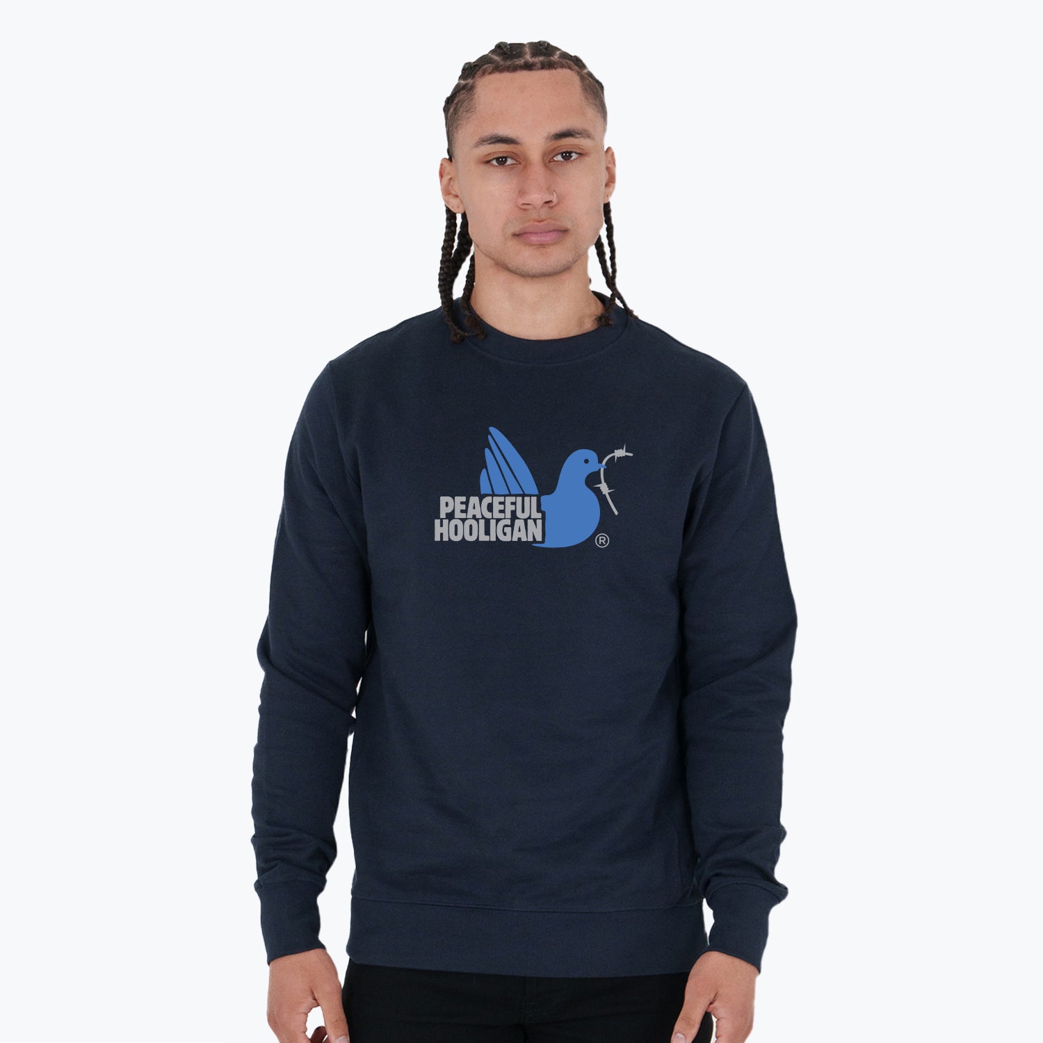 City Sweatshirt Torino Navy - Peaceful Hooligan