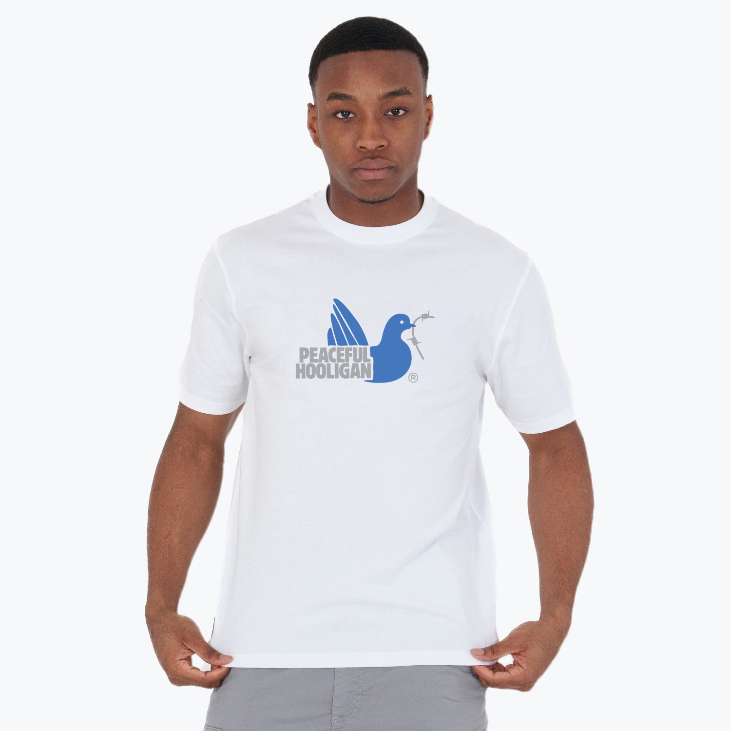 City T-Shirt Torino White - Peaceful Hooligan