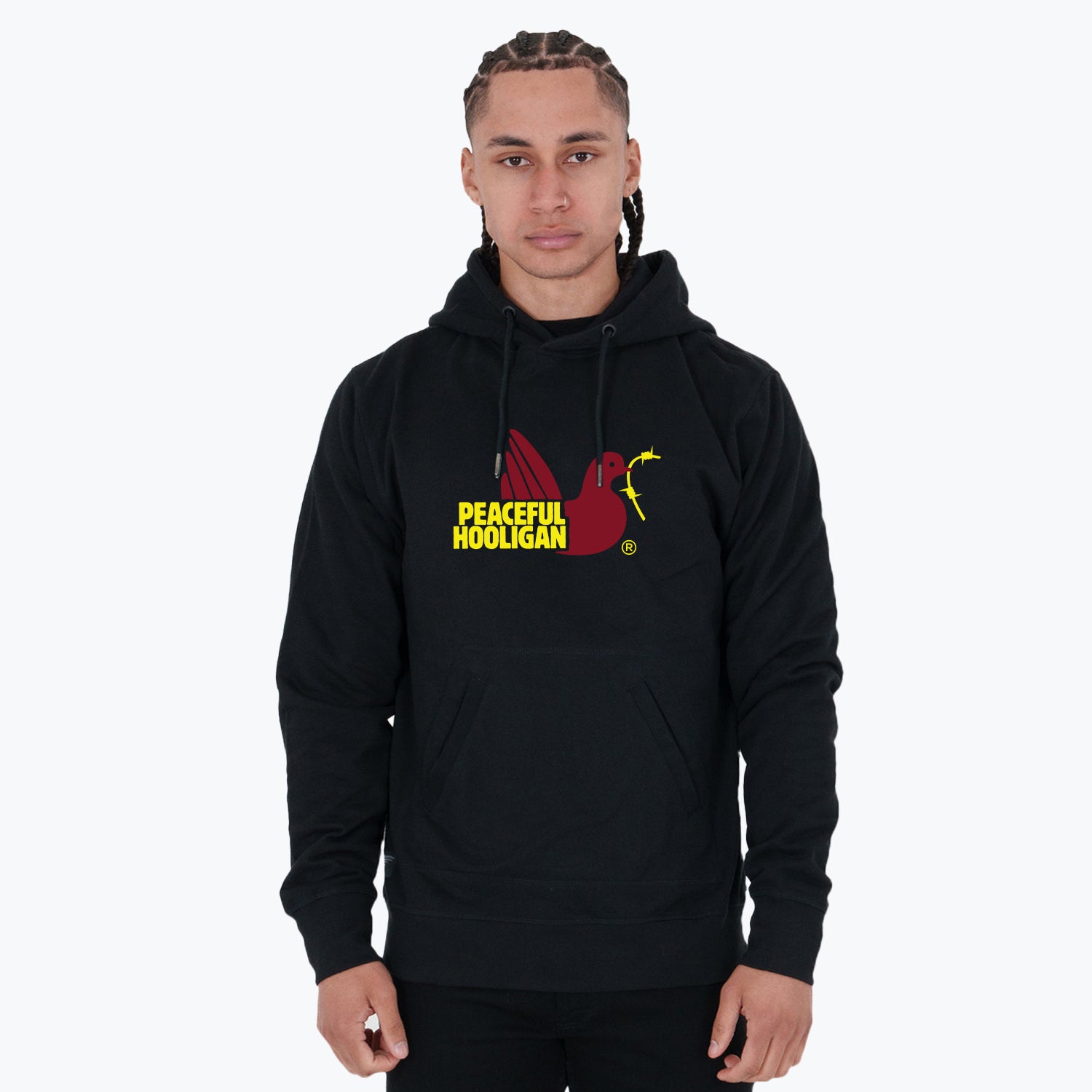 City Hoodie Warsaw Black - Peaceful Hooligan
