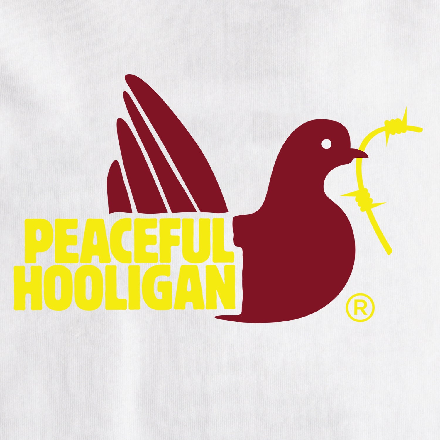 City T-Shirt Warsaw White - Peaceful Hooligan