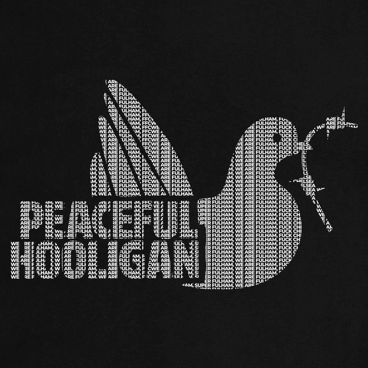 PODDOVEFULHAMTEENBLKBUND_Black_The_Whites_Dove_T-Shirt_2