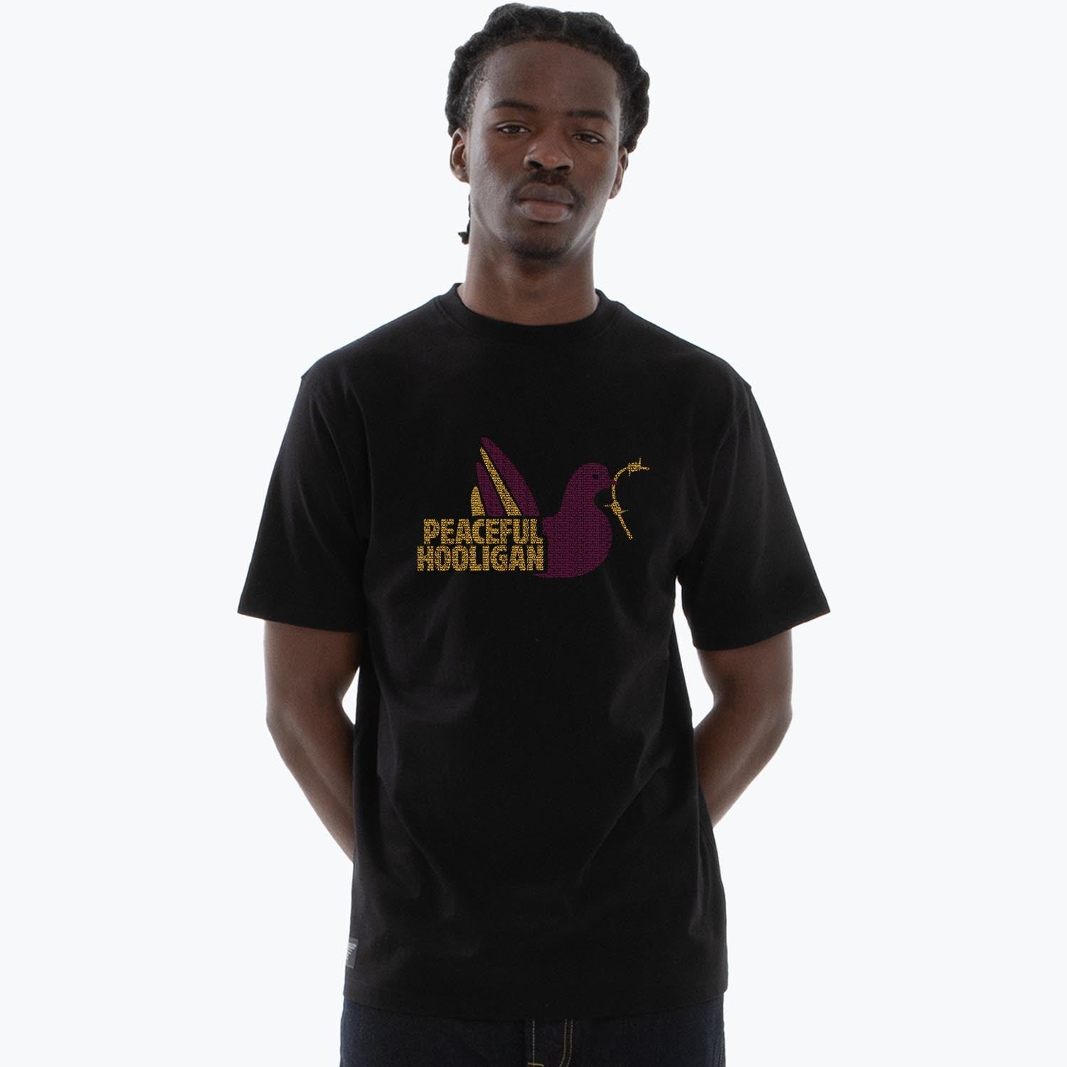 PODDOVEMTHRWELLTEEBLKBUND_Black_Motherwell_Dove_T-Shirt_1