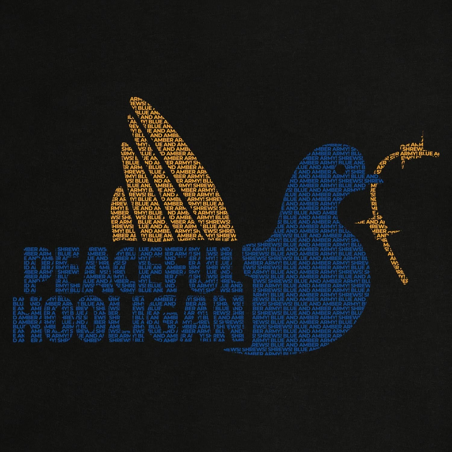 PODDOVESHRWSBTWNTEEBLKBUND_Black_Shrewsbury_Town_Dove_T-Shirt_2