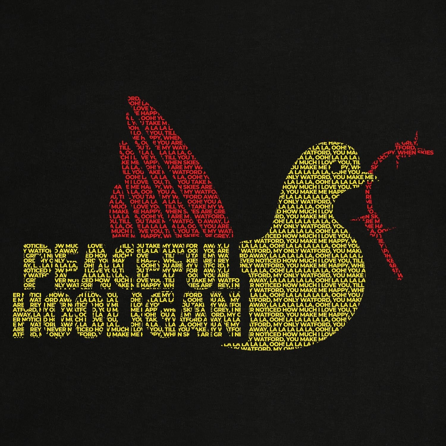 PODDOVEWATFRDTEEBLKBUND_Black_Vicarage_Road_Dove_T-Shirt_2