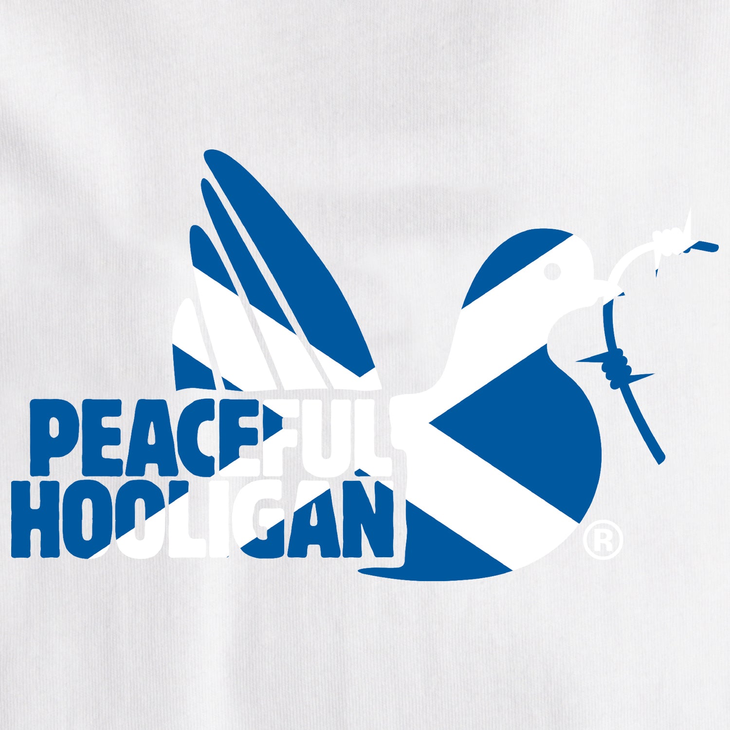 Scotland Dove T-Shirt White - Peaceful Hooligan