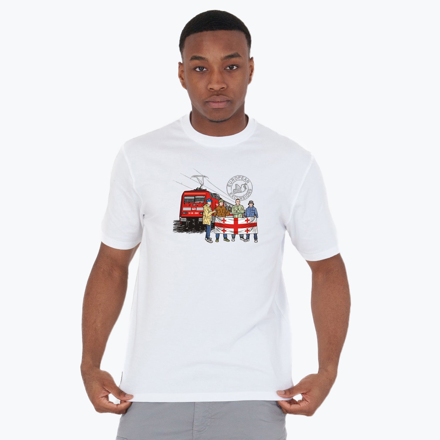 Georgia Excursions T-Shirt White - Peaceful Hooligan
