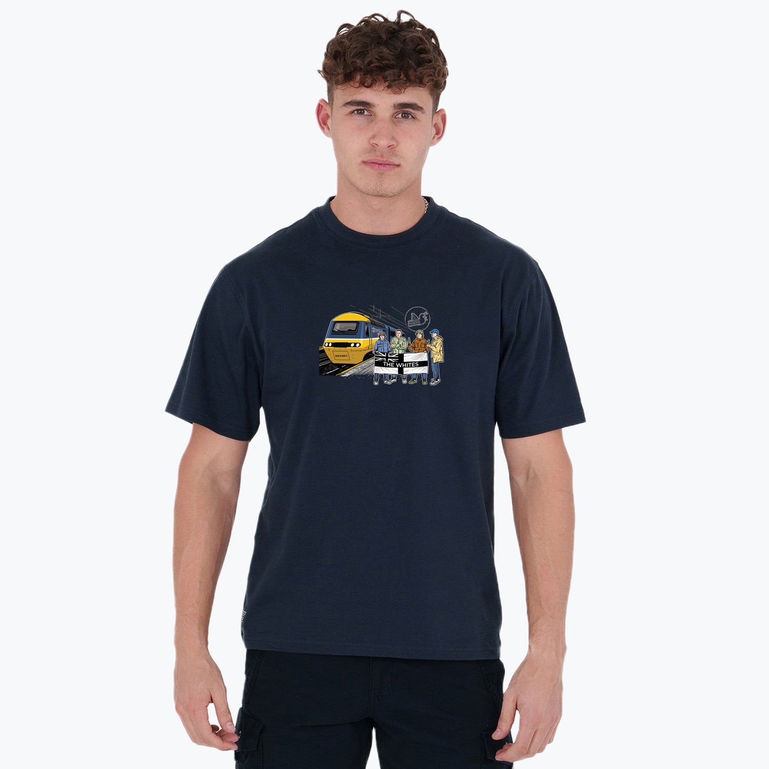 Fulham Excursions T-Shirt Navy - Peaceful Hooligan