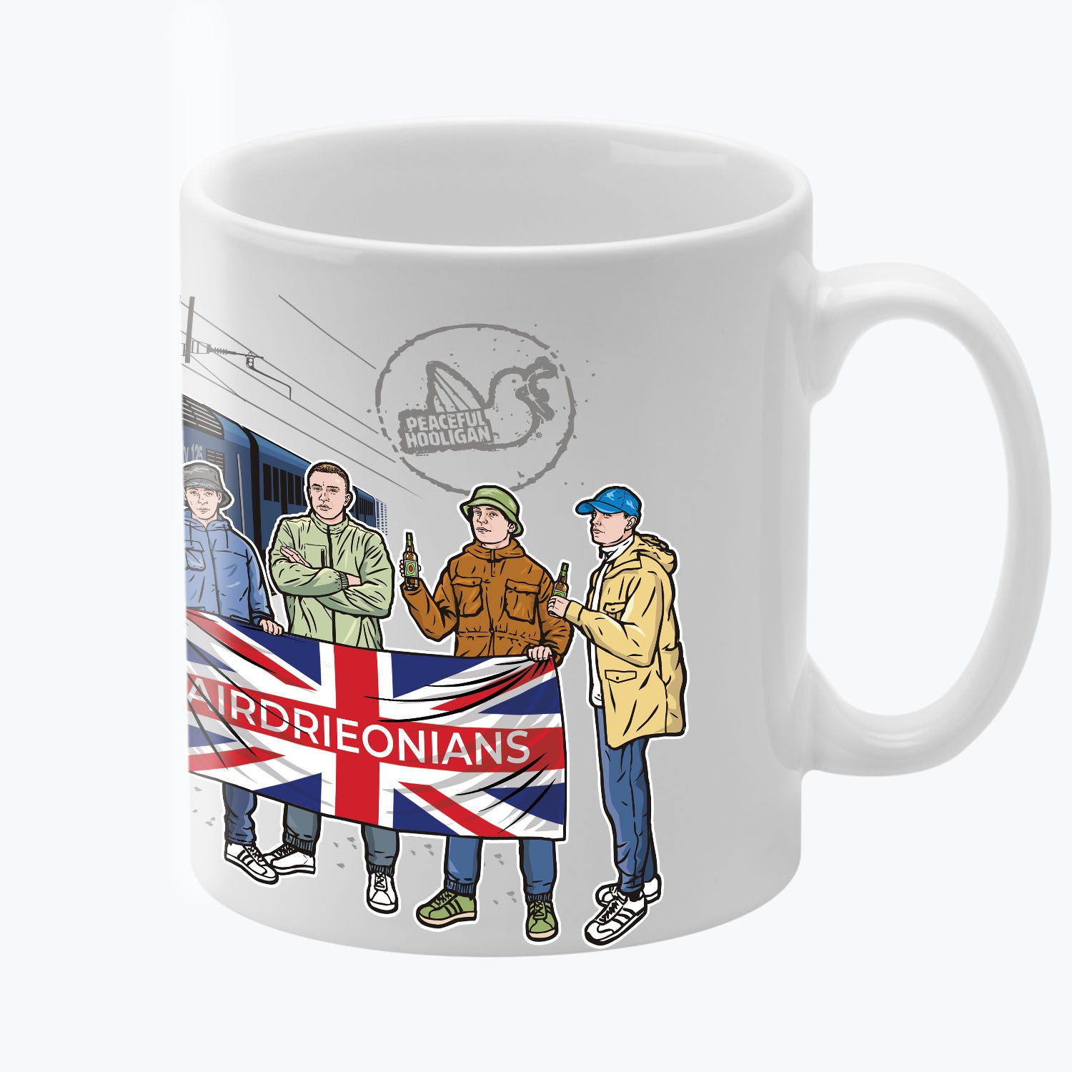 Airdrieonians Excursions Mug White