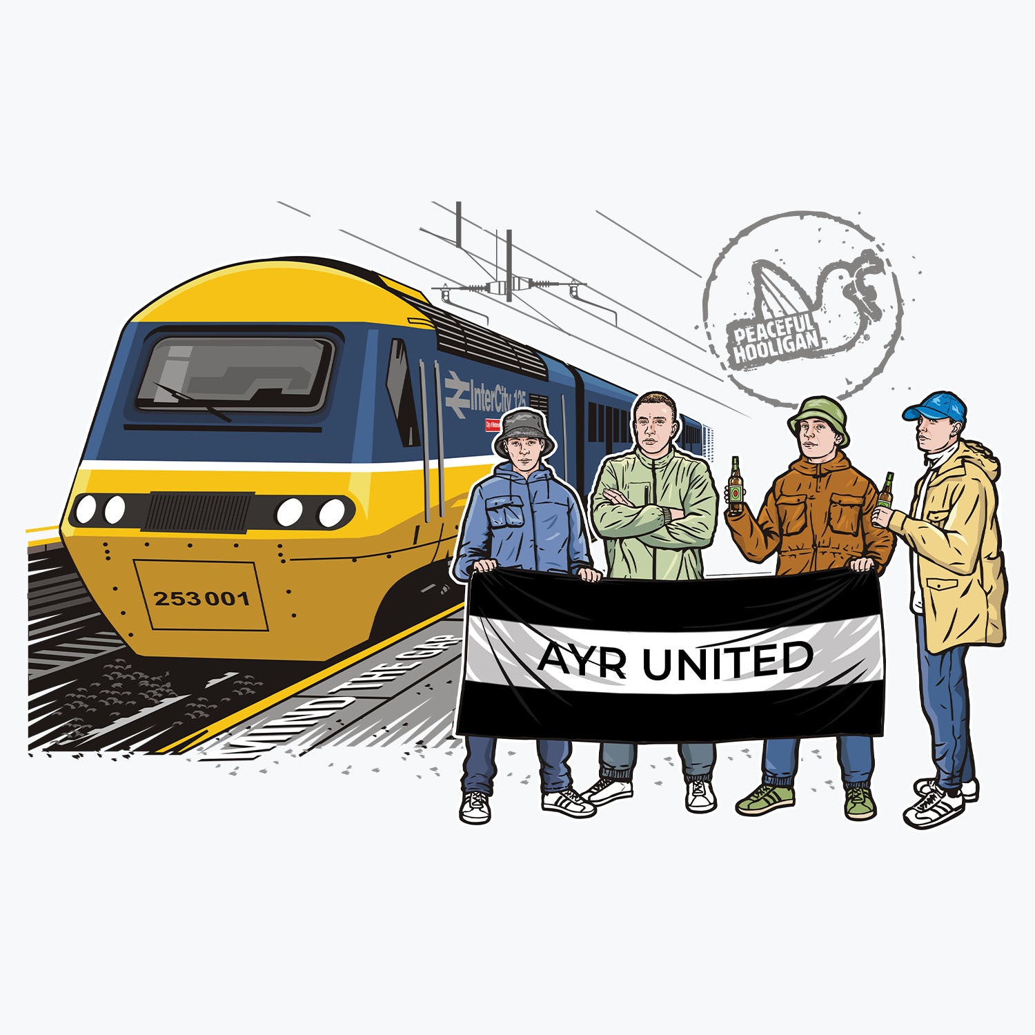 Ayr United Excursions Mug White