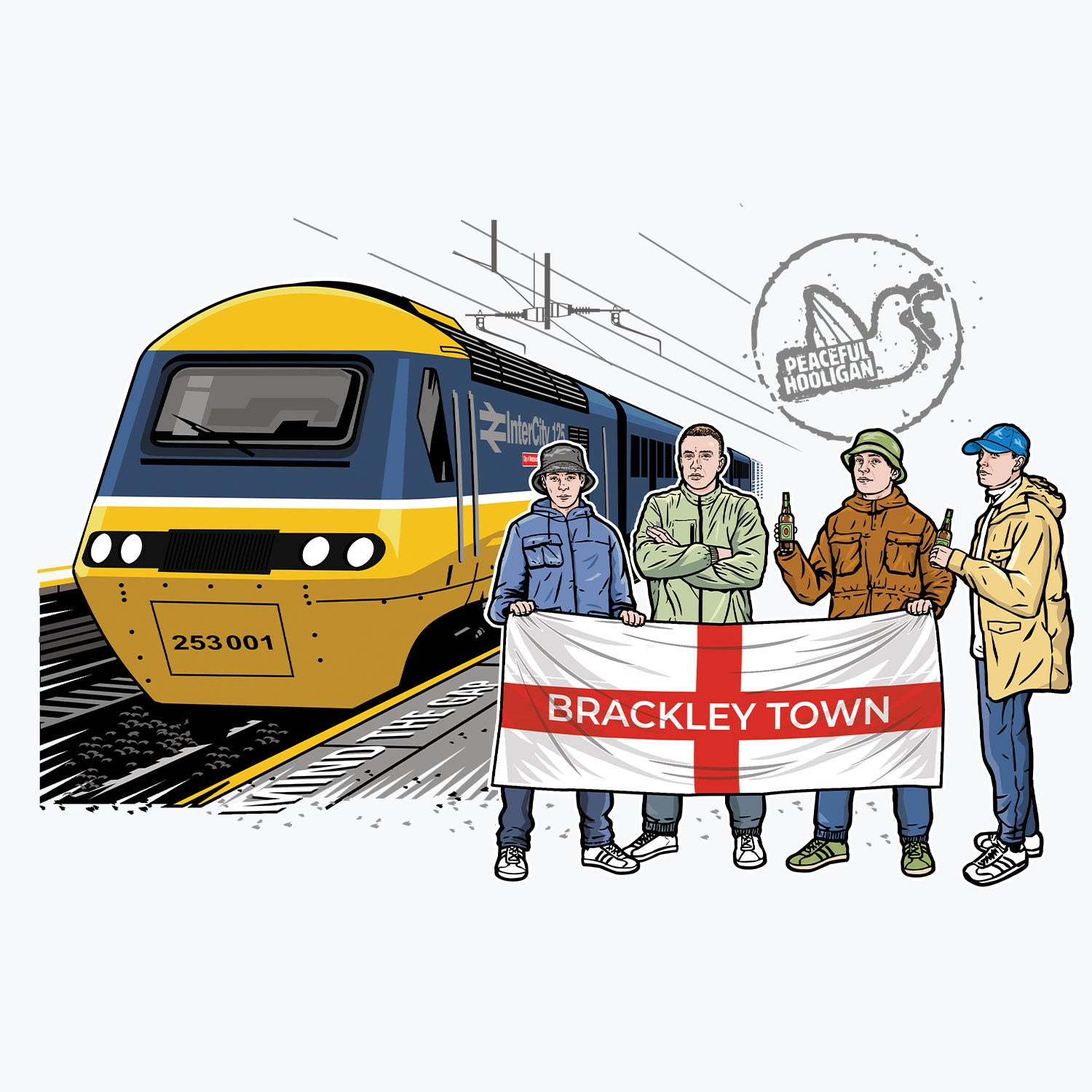 Brackley Town Excursions Mug White