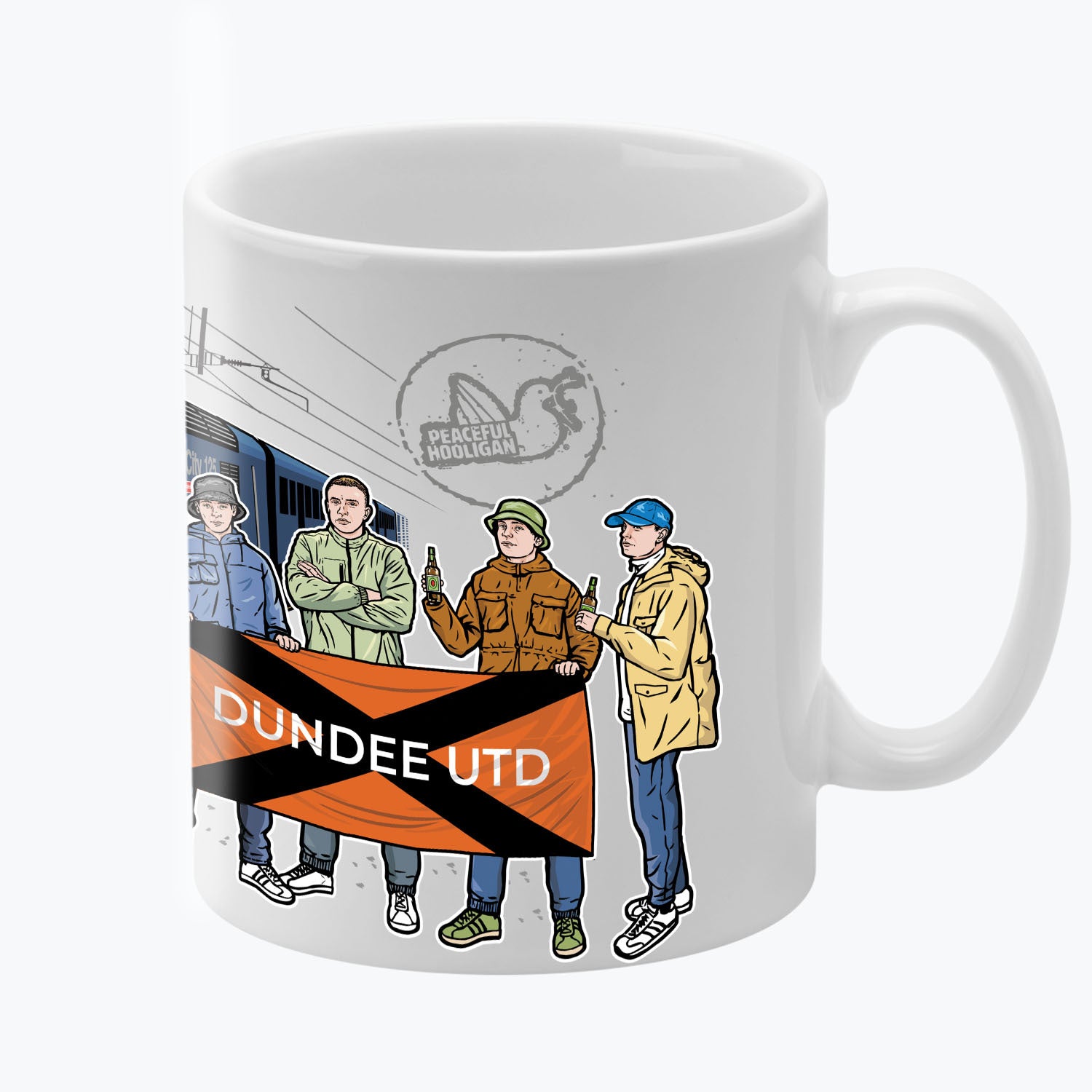 Dundee UTD Excursions Mug White