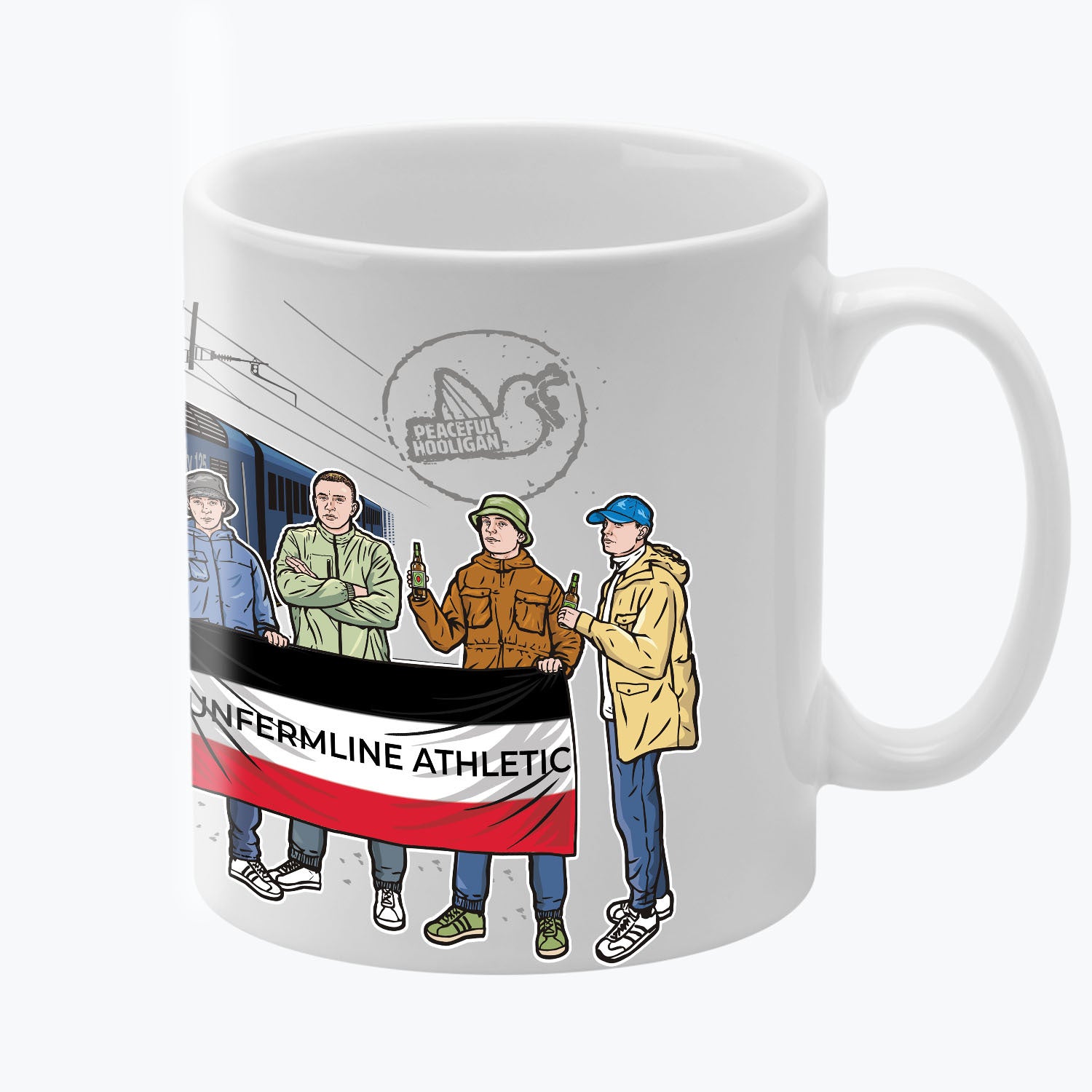 Dunfermline Athletic Excursions Mug White