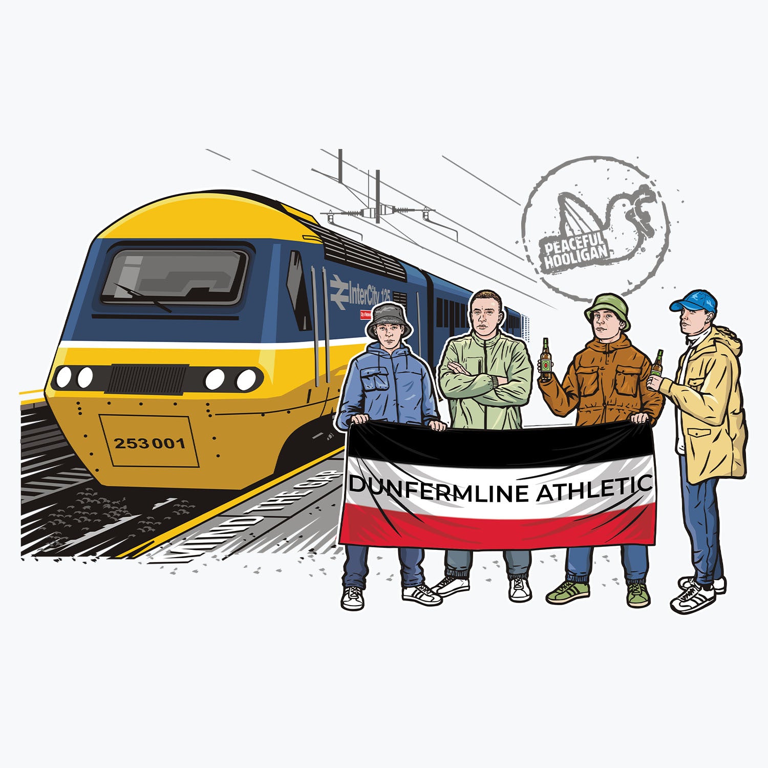 Dunfermline Athletic Excursions Mug White