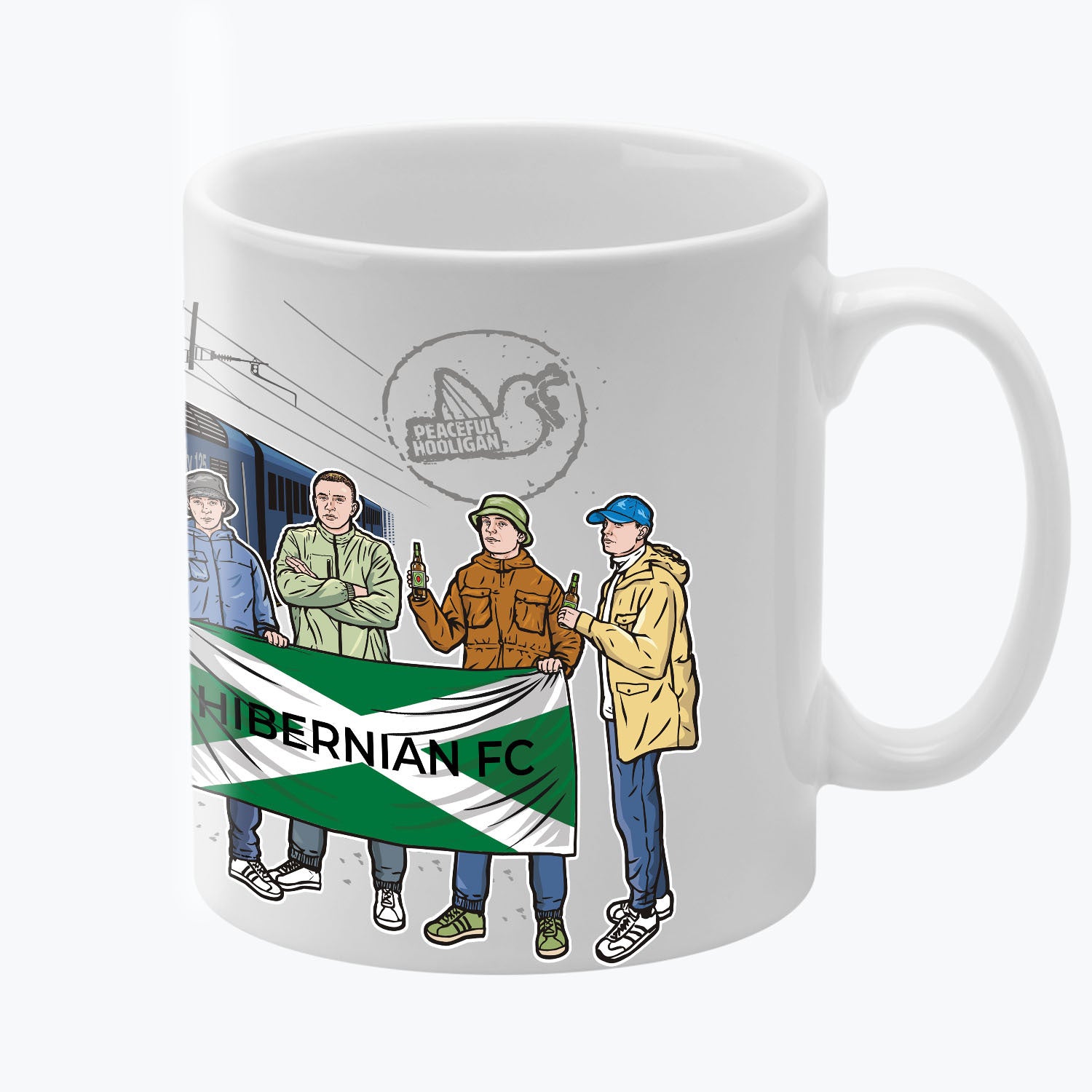 Hibernian FC Excursions Mug White