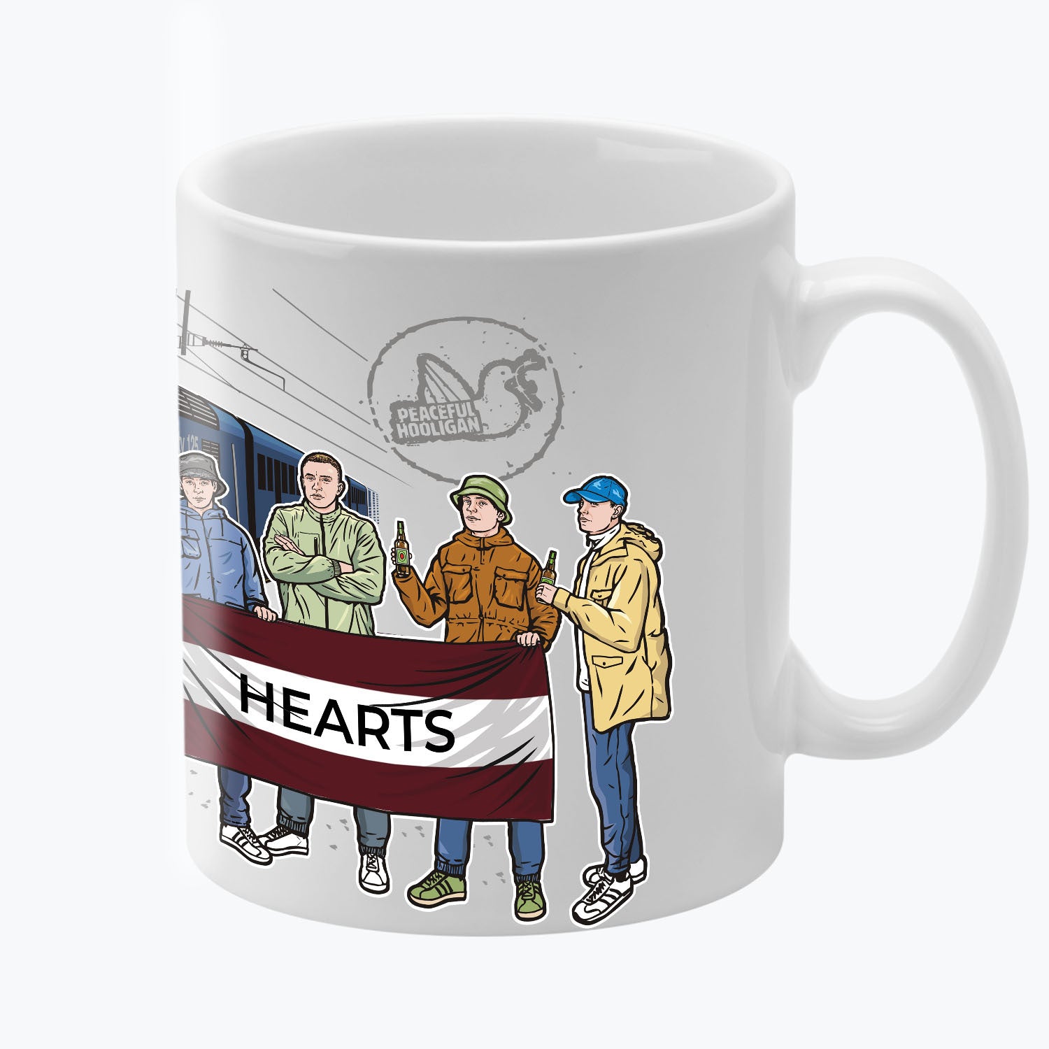 Hearts Excursions Mug White