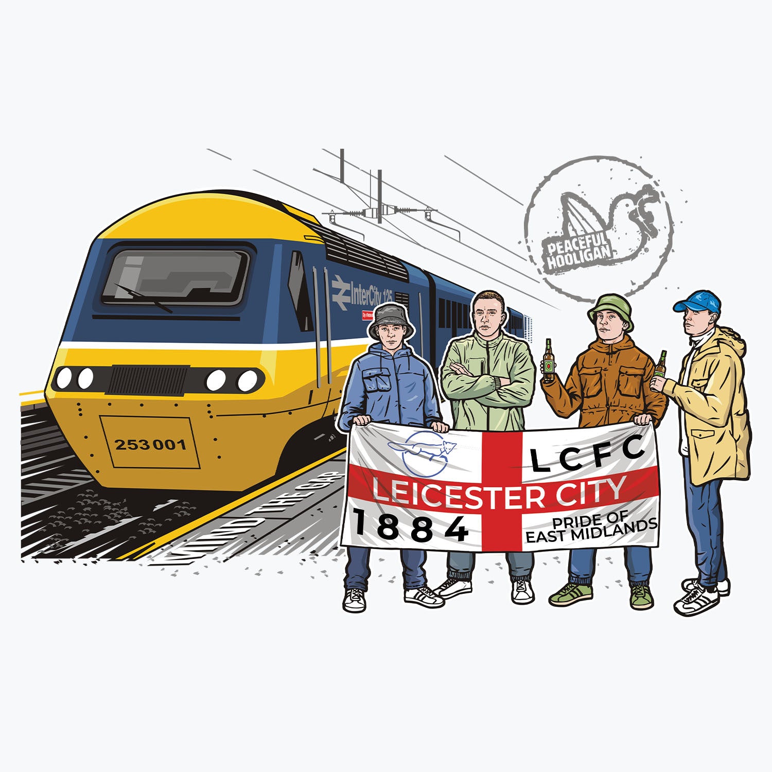 Leicester City Excursions Mug White