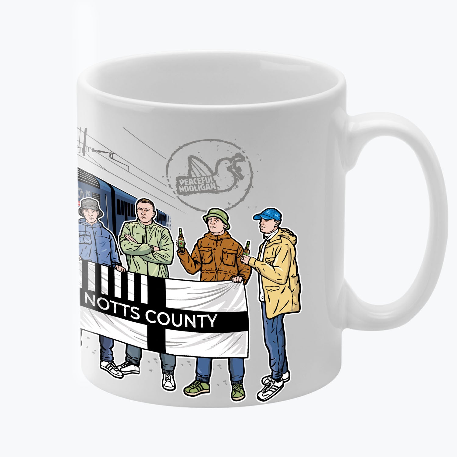 Notts County Excursions Mug White