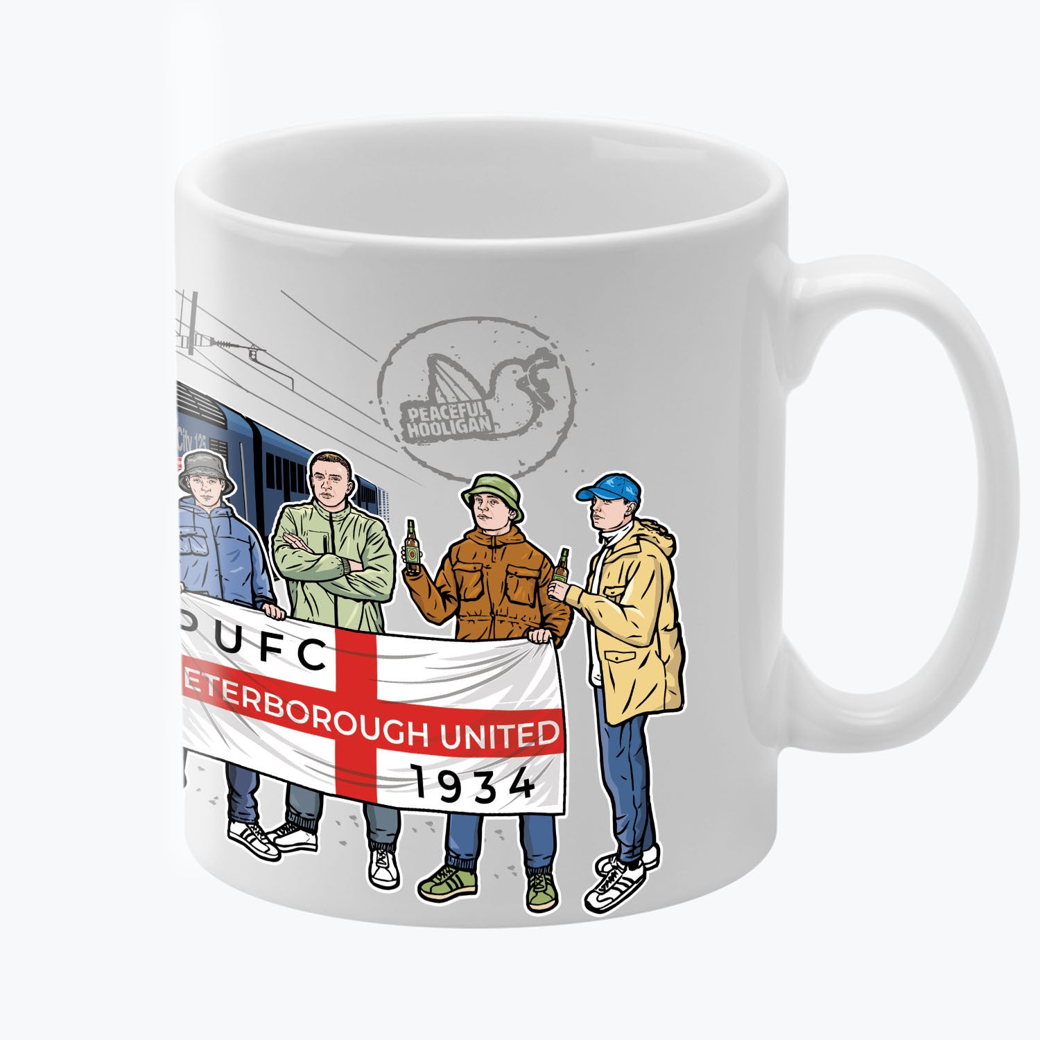 Peterborough United Excursions Mug White