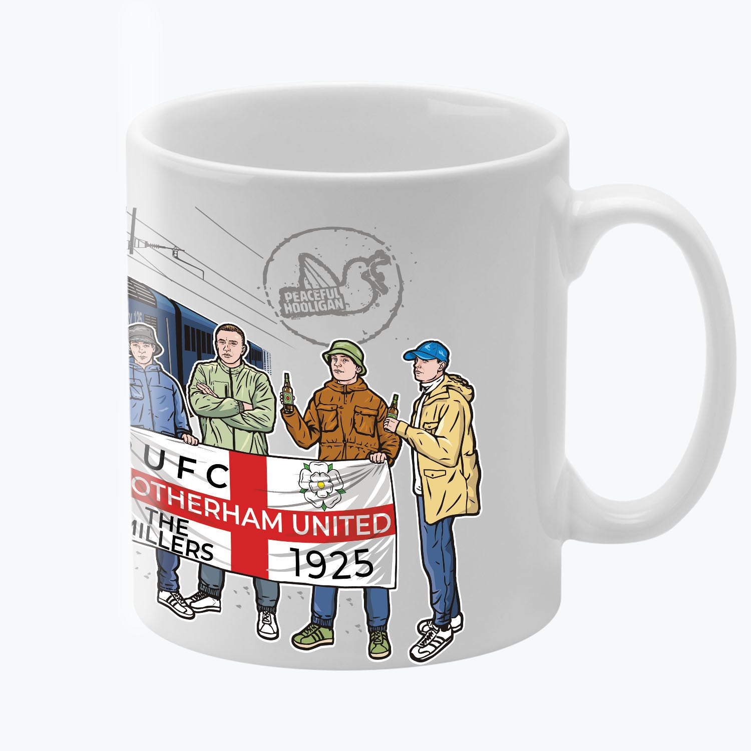 Rotherham United Excursions Mug White