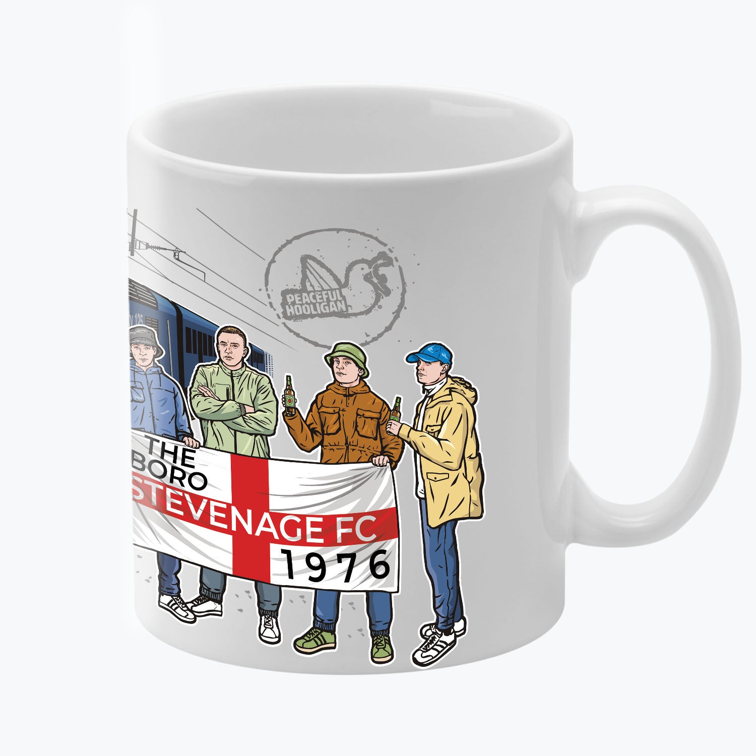 Stevenage Excursions Mug White