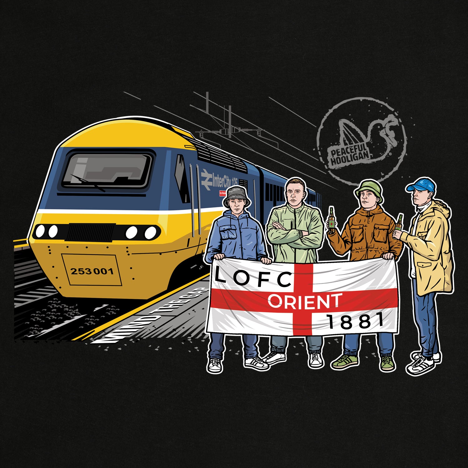 Orient Excursions T-Shirt Black - Peaceful Hooligan