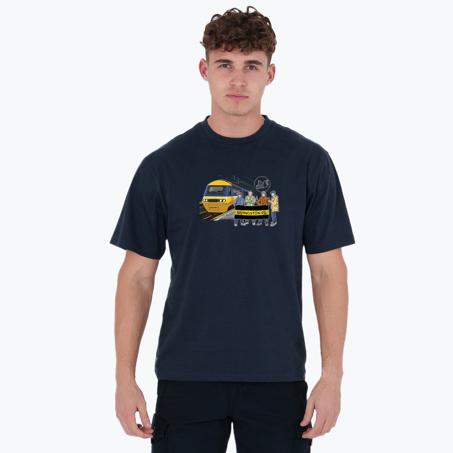 Livingston Excursions T-Shirt Navy - Peaceful Hooligan