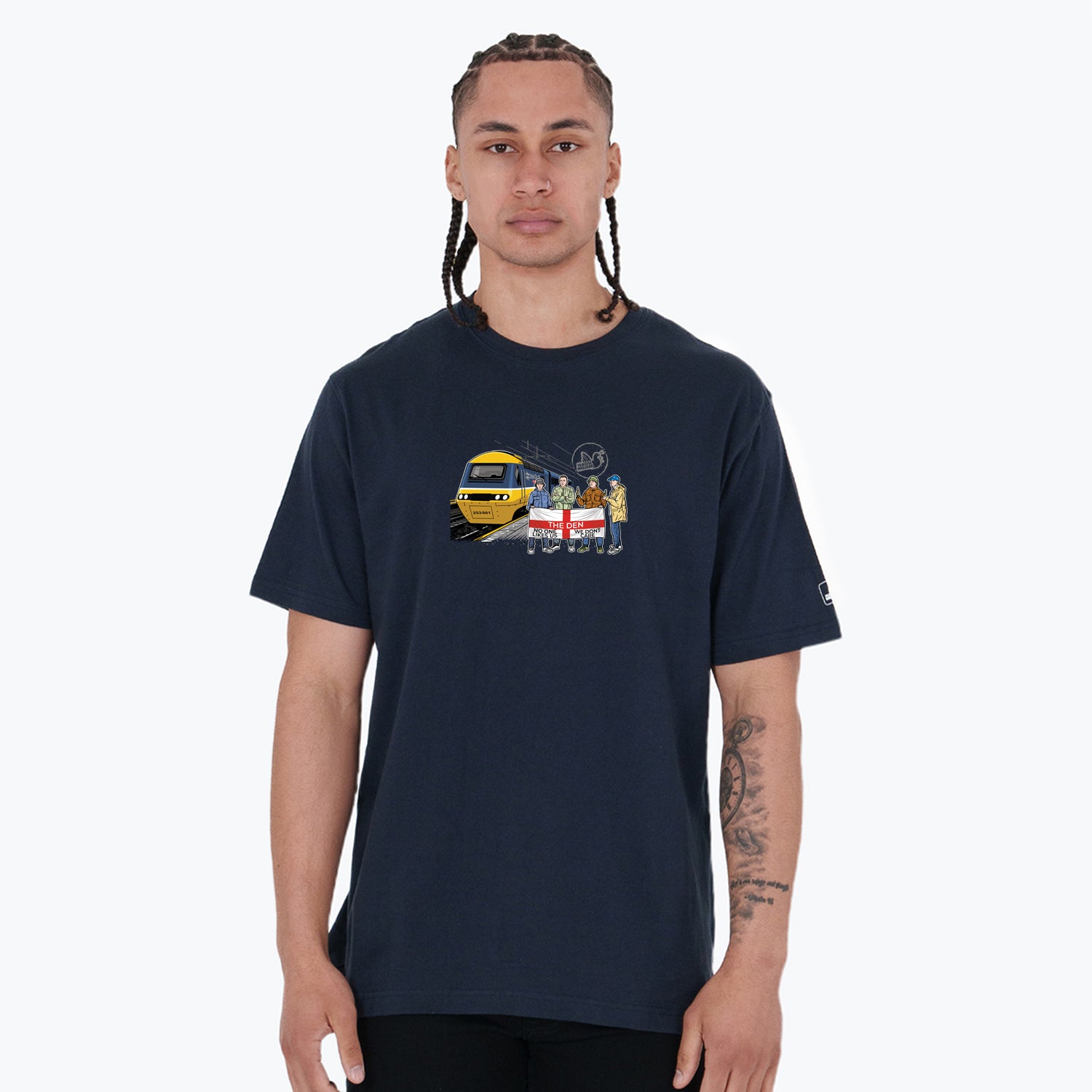The Den Excursions T-Shirt Navy - Peaceful Hooligan