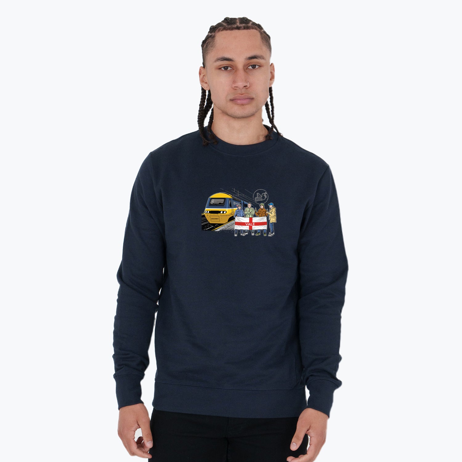 Vale Excursions Sweatshirt Navy - Peaceful Hooligan