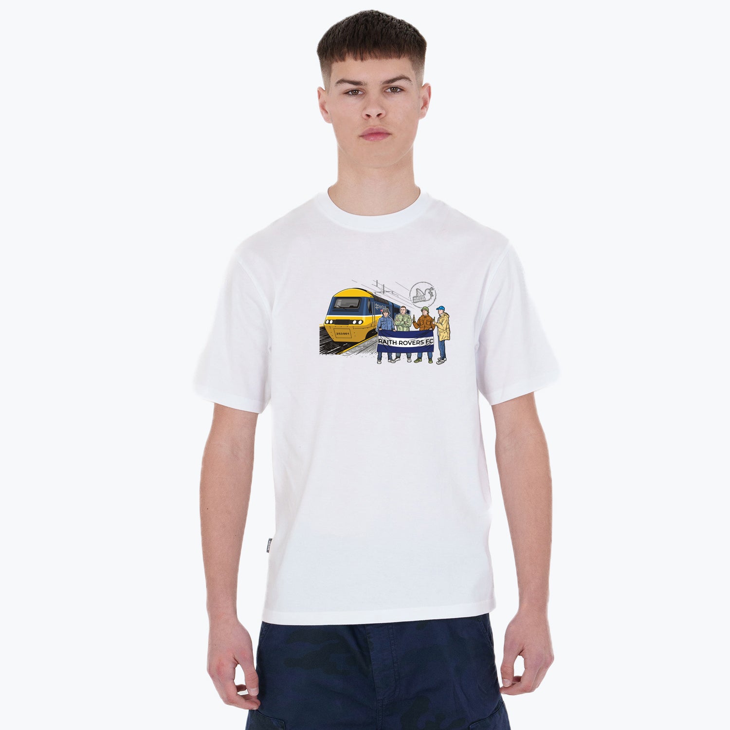 Raith Rovers Excursions T-Shirt White - Peaceful Hooligan