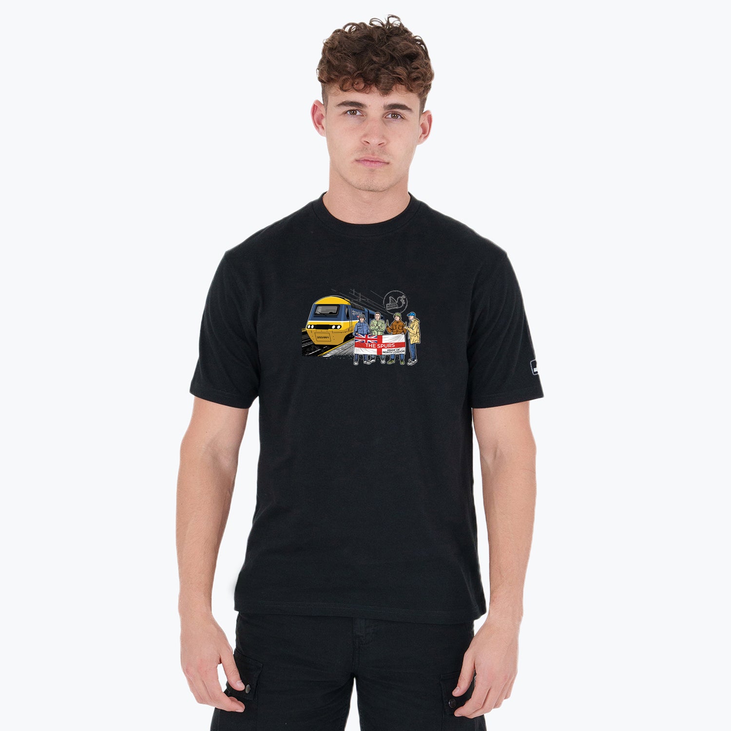 The Spurs Excursions T-Shirt Black - Peaceful Hooligan